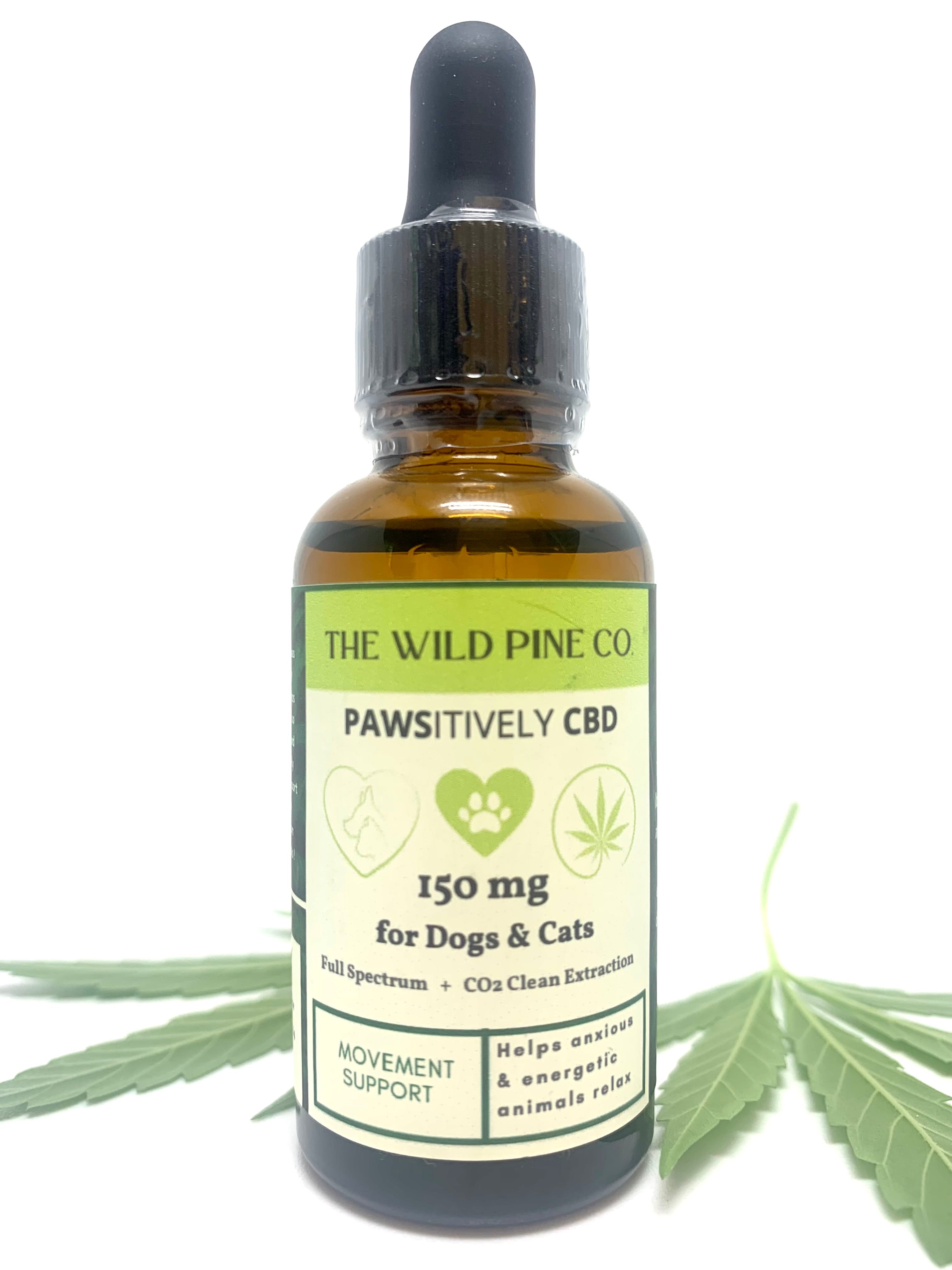 PAWSitively CBD for pets - full spectrum relaxation & movement support formula