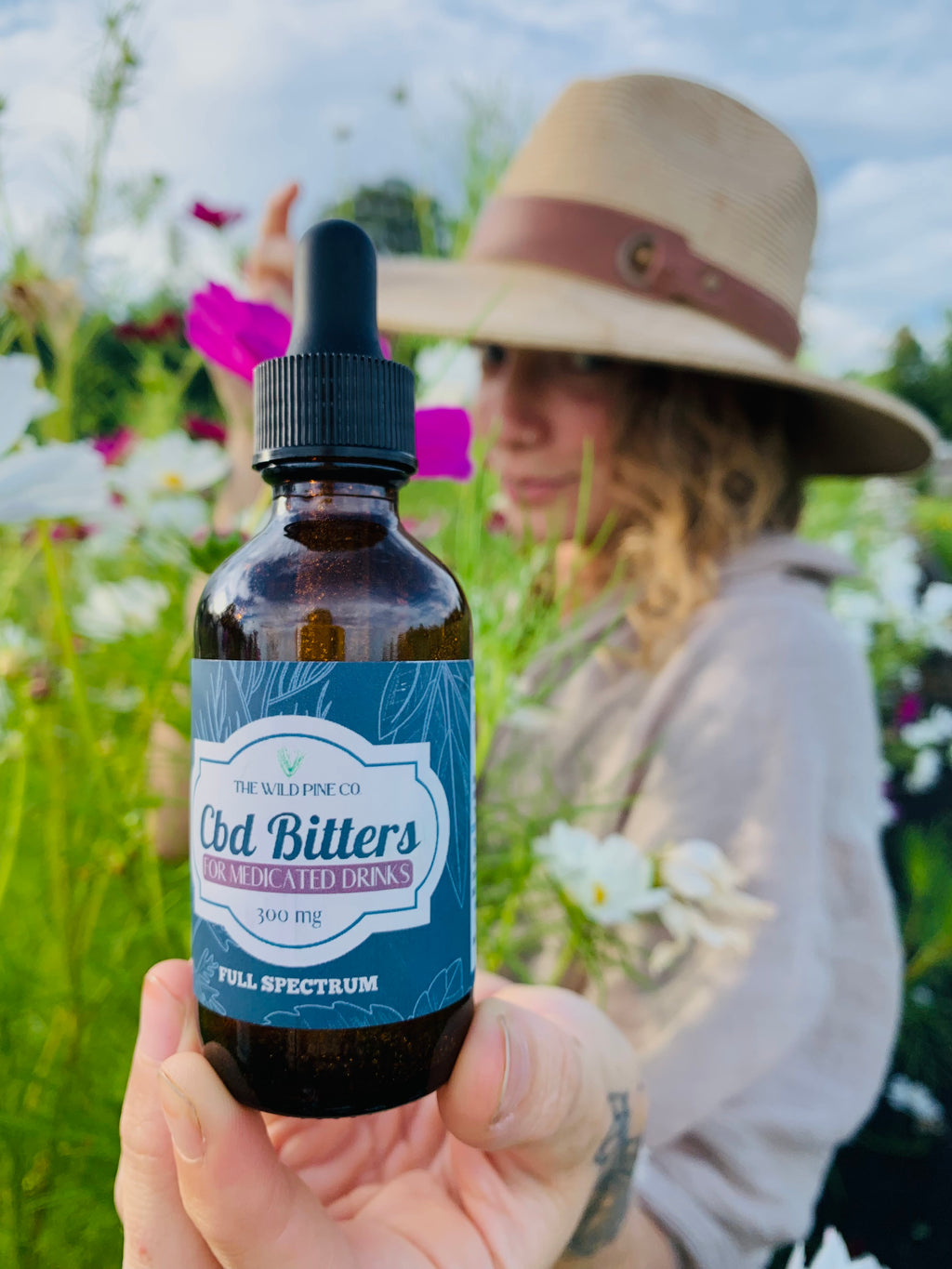 Full Spectrum CBD Bitters - 300 MG water soluble for cocktails mocktails & more