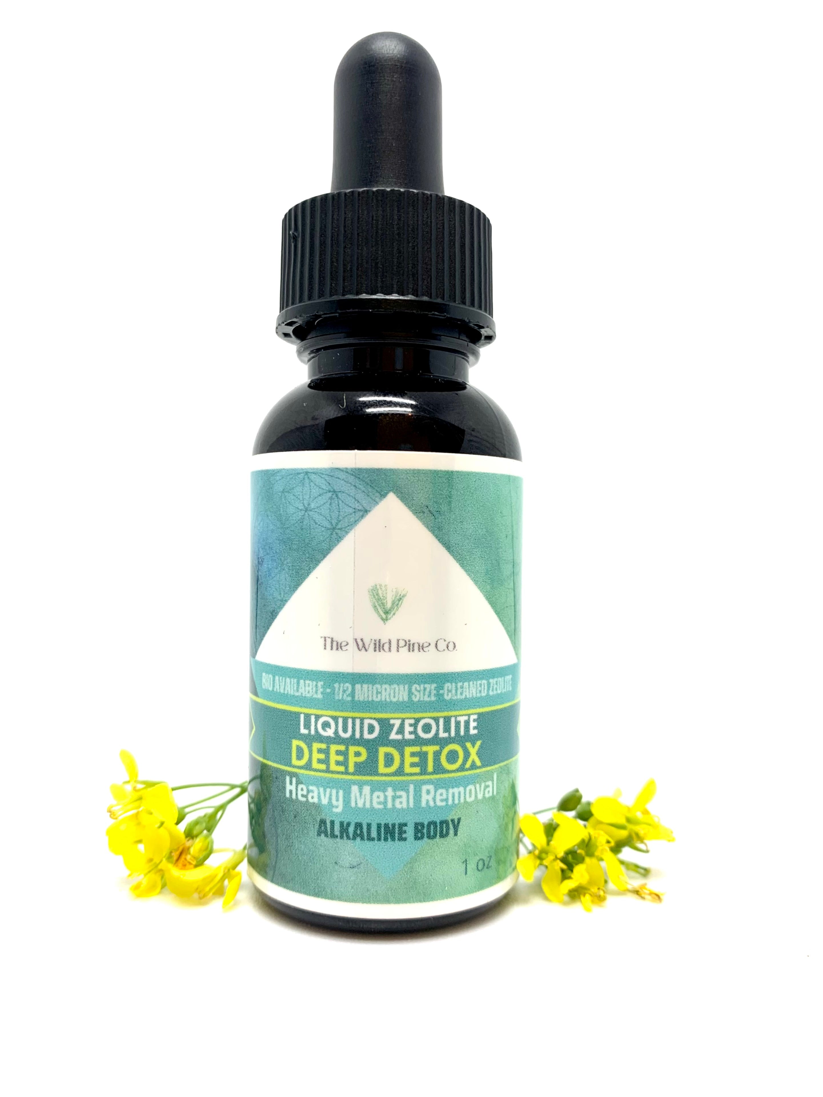 Deep Detox & Alkalize  - Purified Liquid Zeolite 1oz