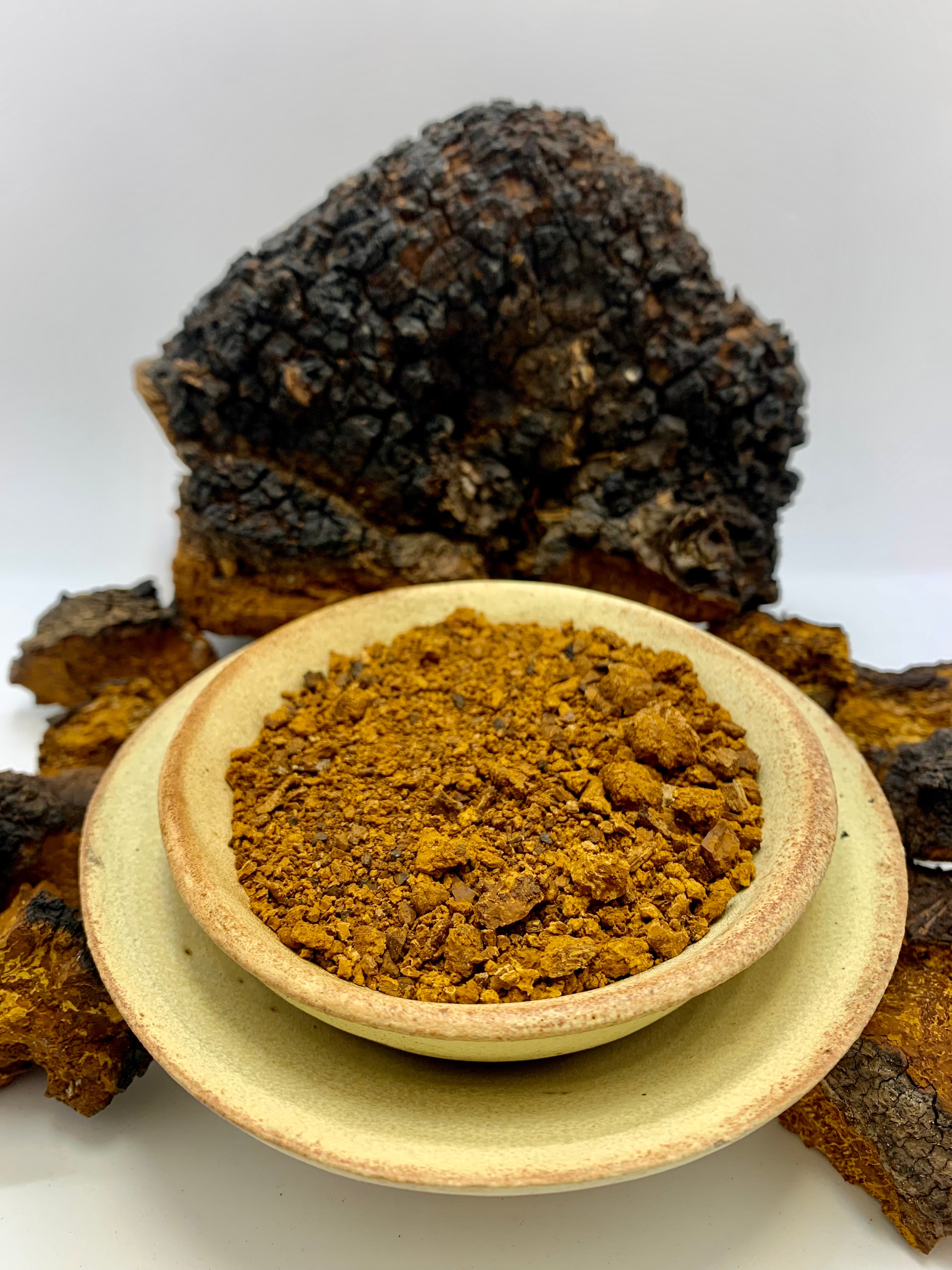 Wildcrafted Maine Chaga - loose ground 8oz