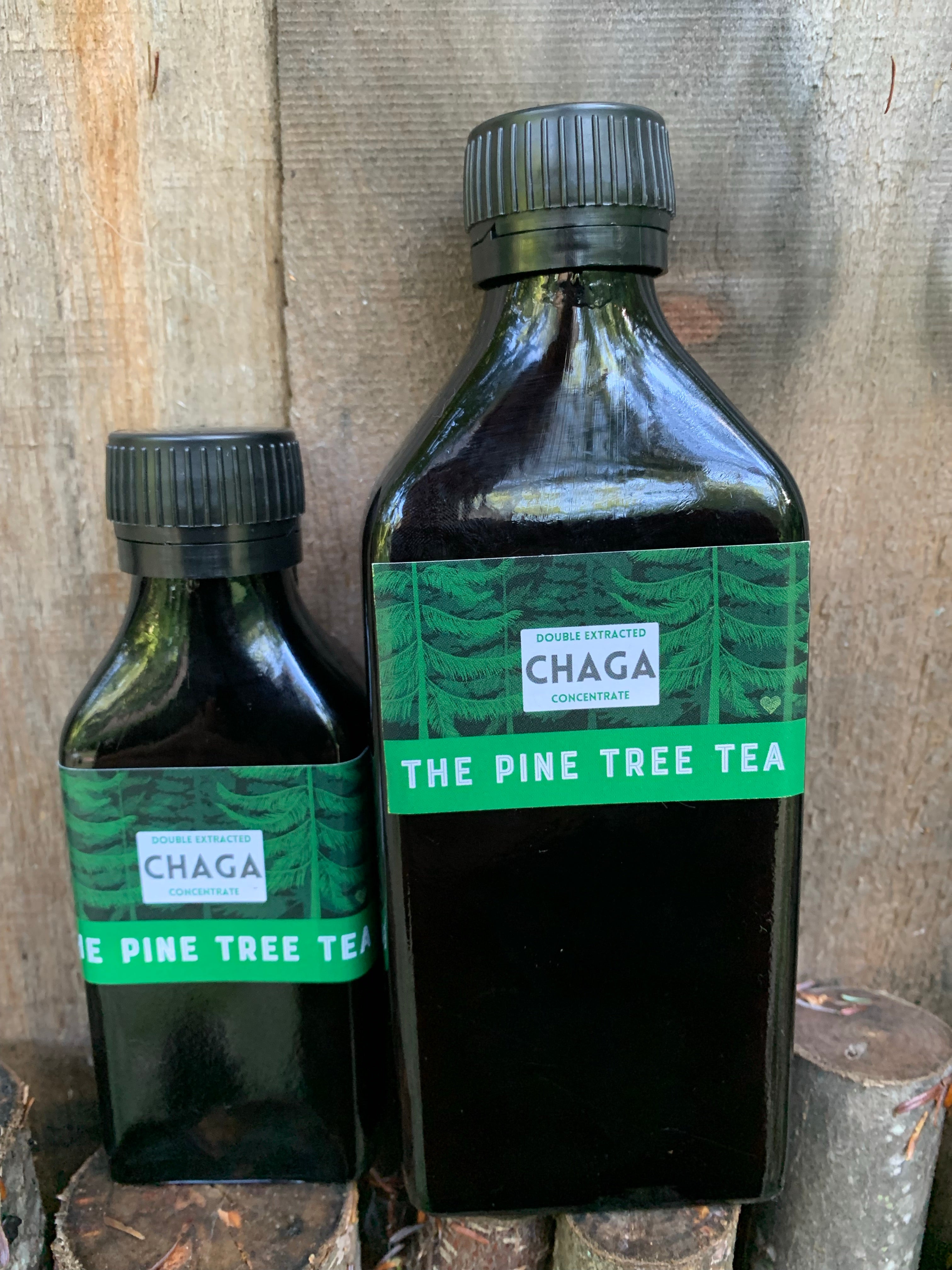 Wildcrafted double extracted Chaga Concentrate - XL 8.5 oz